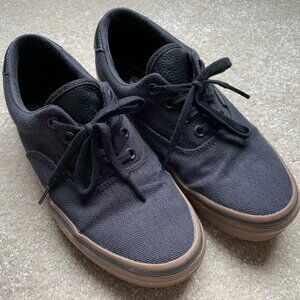 Vans Bishop Waxed Denim Gum Black Sneakers Men 6 / Women 7.5